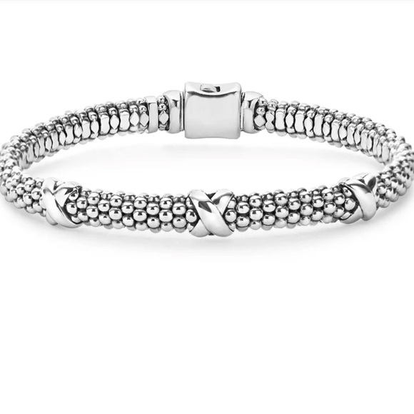 Lagos Three Station X Caviar Bracelet
6mm Size Medium - Picture 1 of 12